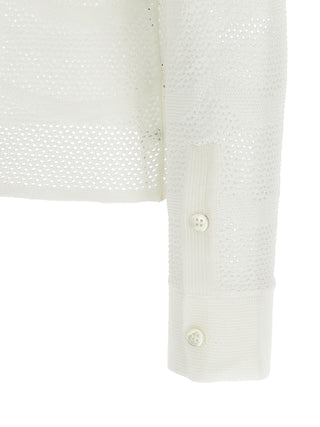 Tom Ford White Cotton Cardigan