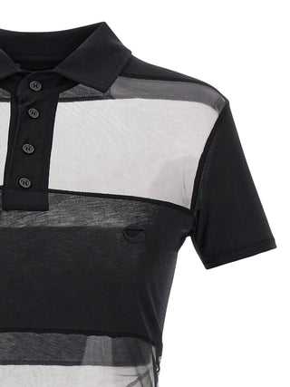 Coperni Black Cotton Polo Shirt