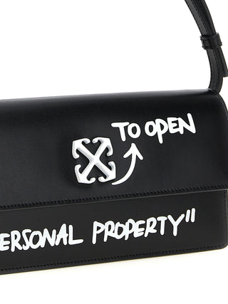 Off-White Bicolor Calfskin Shoulder Bag