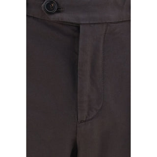 Brunello Cucinelli Brown Cotton Casual Pants