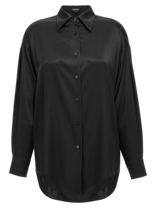 Tom Ford Black Silk Blouse