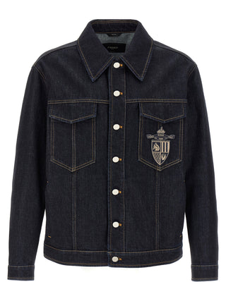 Fendi Blue Cotton Denim Jacket
