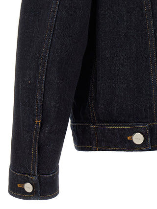 Fendi Blue Cotton Denim Jacket