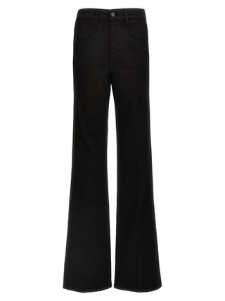 Tom Ford Black Cotton Flared Jeans