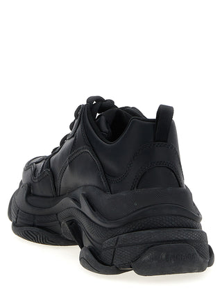 Balenciaga Black Polyethylene Athletic Sneakers