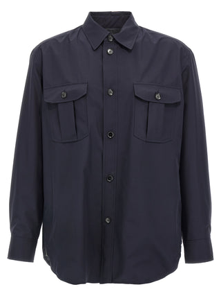 Brioni Blue Silk Jacket