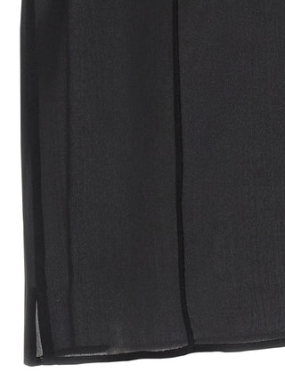 Khaite Black Silk Blouse