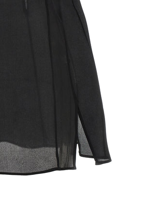 Khaite Black Silk Tank Tops