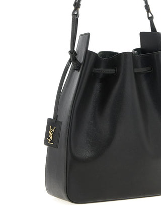 Saint Laurent Bicolor Calfskin Crossbody Bag