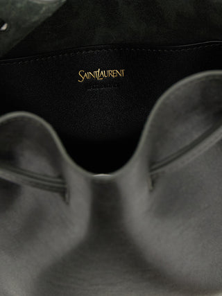 Saint Laurent Bicolor Calfskin Crossbody Bag