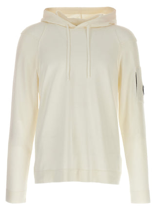 C.P. Company White Cotton Sweatshirt
