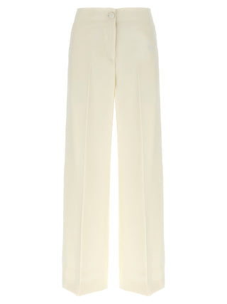 Brioni White Wool Casual Pants