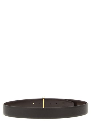 Tom Ford Brown Calfskin Belt