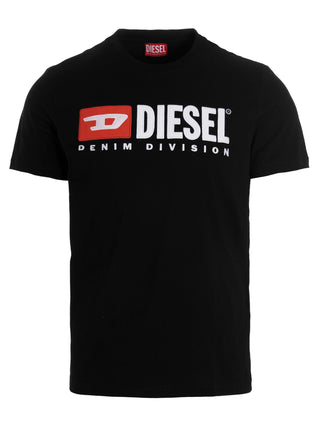 Diesel Black Cotton T-Shirt