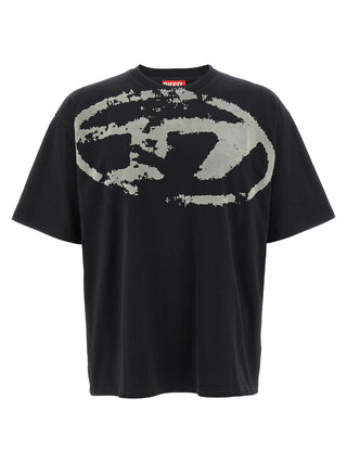 Diesel Black Cotton T-Shirt