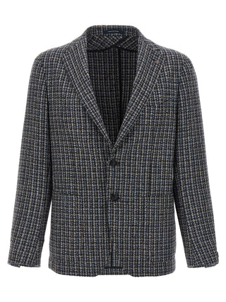 Tagliatore Multicolor Virgin Wool Blazer