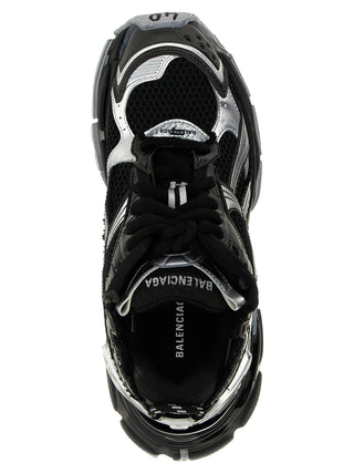 Balenciaga Black Polyethylene Athletic Sneakers