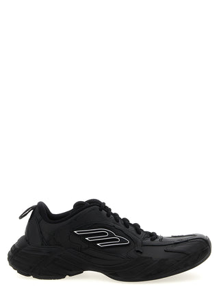 Balenciaga Black Calfskin Athletic Sneakers