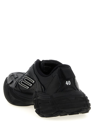 Balenciaga Black Calfskin Athletic Sneakers