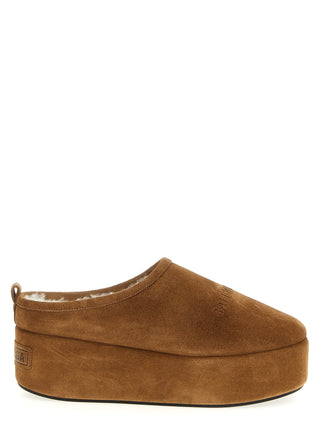 Balenciaga Brown Calfskin Mules