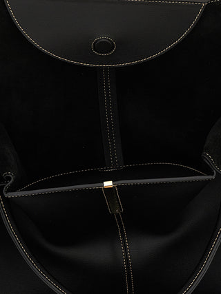 Tod's Black Calfskin Tote Bag