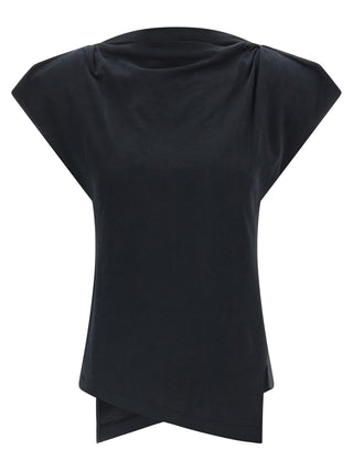 Isabel Marant Black Cotton T-Shirt