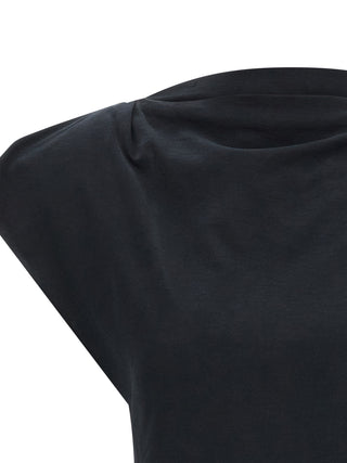 Isabel Marant Black Cotton T-Shirt
