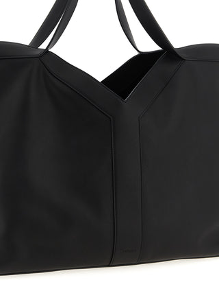 Saint Laurent Black Calfskin Tote Bag