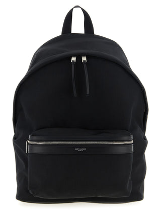 Saint Laurent Black Polyamide Backpack