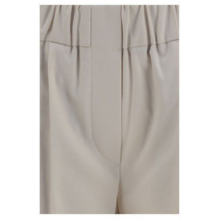 Brunello Cucinelli Beige Cotton Casual Pants