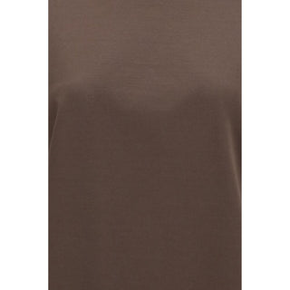 Brunello Cucinelli Brown Cotton T-Shirt