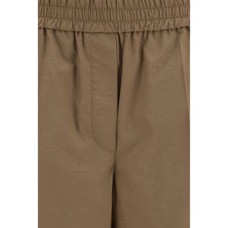 Brunello Cucinelli Brown Cotton Casual Pants