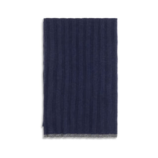 Brunello Cucinelli Blue Cashmere Foulard