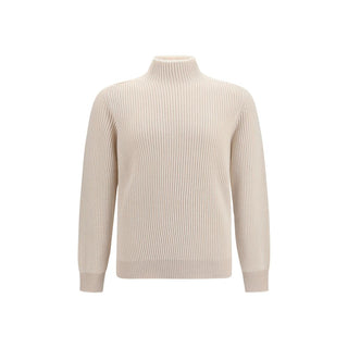 Brunello Cucinelli Beige Cashmere Turtleneck