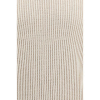Brunello Cucinelli Beige Cashmere Turtleneck