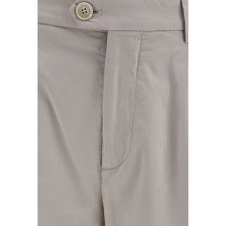 Brunello Cucinelli Beige Cotton Chino Pants