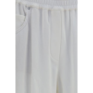 Brunello Cucinelli White Cotton Bermuda Shorts