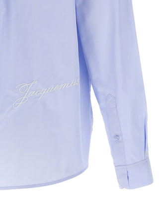Jacquemus Blue Cotton Blouse