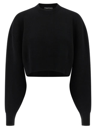 Tom Ford Black Virgin Wool Cardigan
