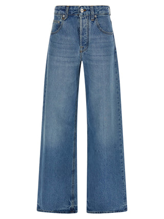 Jacquemus Blue Cotton Jeans Denim