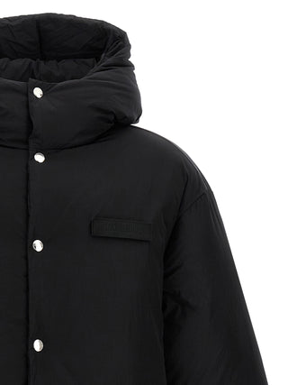 Jacquemus Black Polyamide Full-Length Jacket