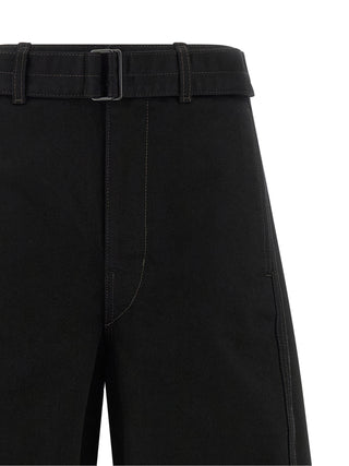 Lemaire Black Cotton Jeans Denim