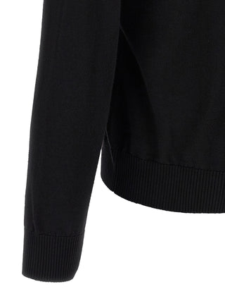 Fendi Black Virgin Wool Cardigan