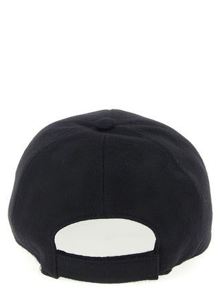 Fendi Black Wool Cap (Baseball Hat)