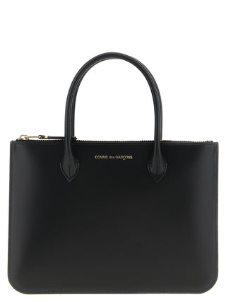Comme Des Garçons Black Cowhide Handbag