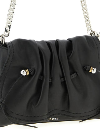 Isabel Marant Black Calfskin Shoulder Bag