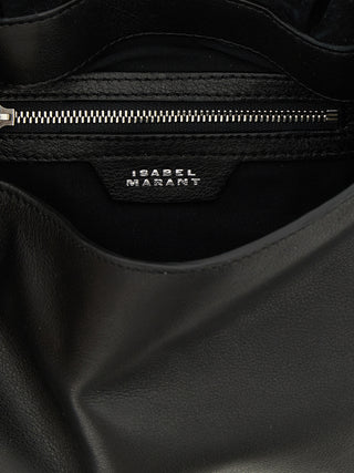 Isabel Marant Black Calfskin Shoulder Bag