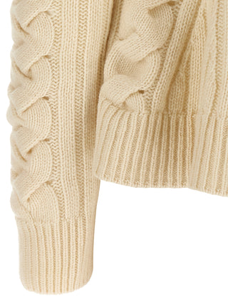Alexander McQueen Beige Wool Cardigan