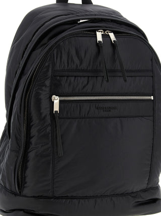 Saint Laurent Black Calfskin Backpack