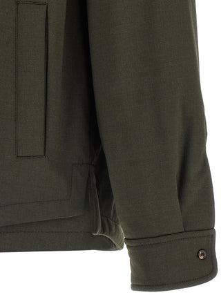 Jacquemus Bicolor Virgin Wool Shell Jacket